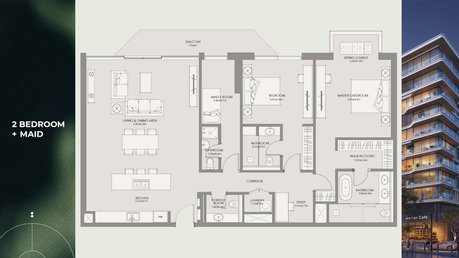 2 BR - Type A